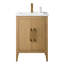 Meuble-lavabo simple 24 po avec plateau en céramique Chambery-94426580-94564322-119156864