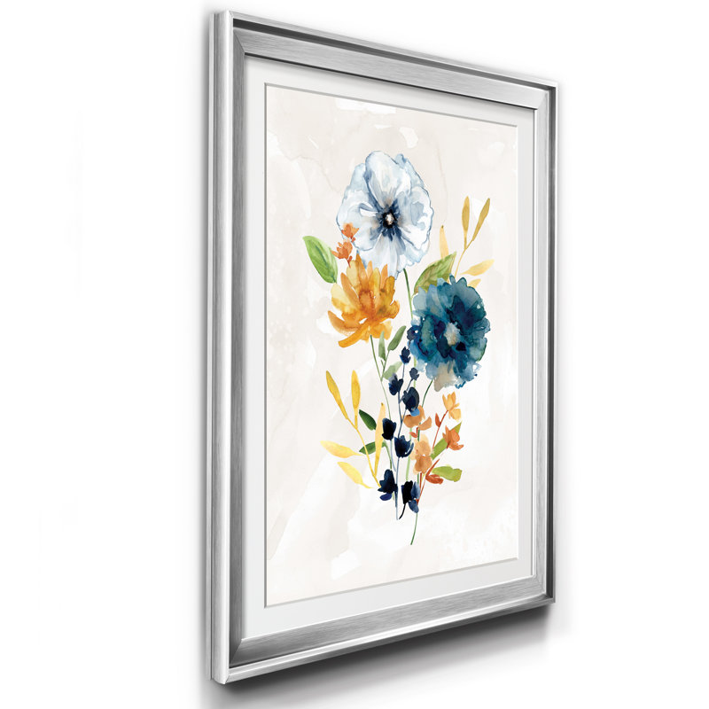 Summer Sprig III - Cadre photo, reproduction d'art sur papier, H 18,5 po x l 24,5 po x P 1,5 po, Argent