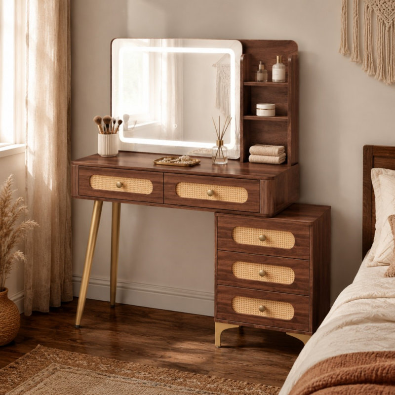 Coiffeuse 47 po, Brown