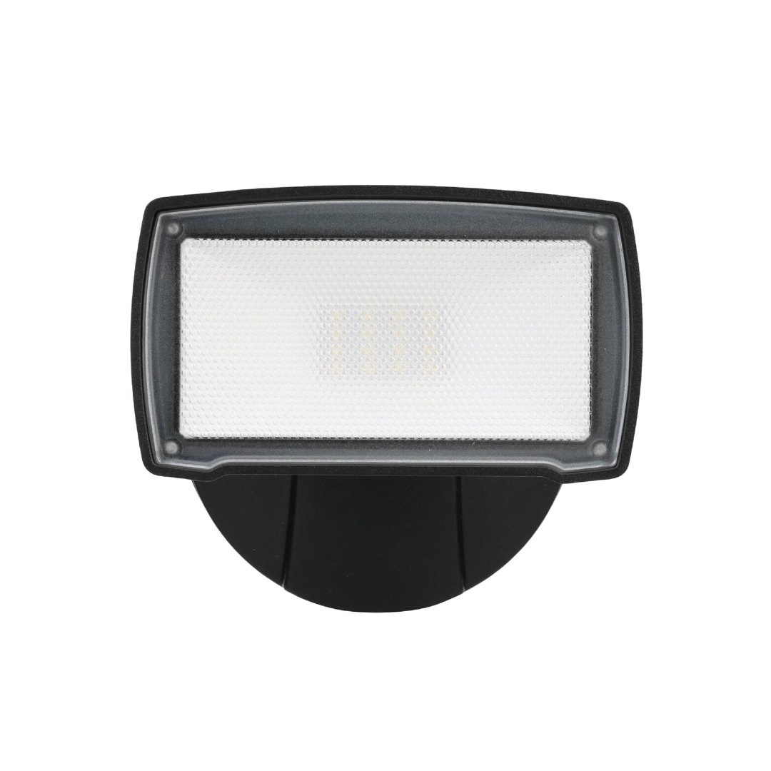 1-Head LED Dusk-to-Dawn Security Flood Light, Bronze Good Earth Lighting