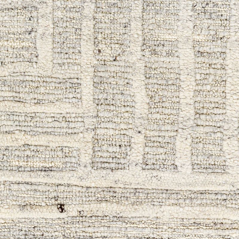 Edwardo Wool Abstract Area Rug, Rectangle 5' x 7'6"