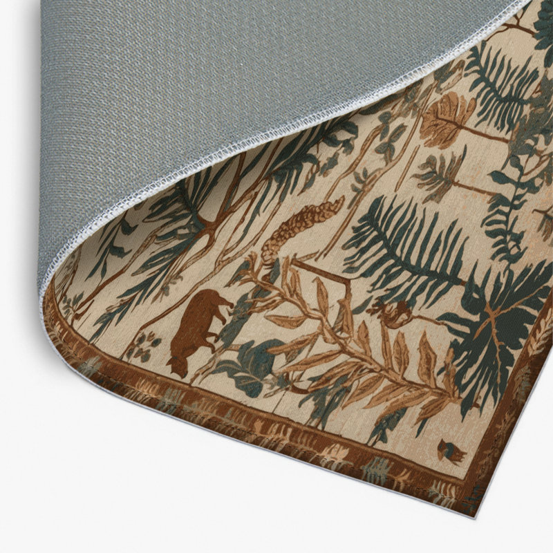 Tapis d'intérieur et d'extérieur brun Nature, Rectangulaire 2 pi x 3 pi