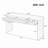 Rustic Console Table with 3 Fluted Drawers-14565411