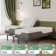 3100 Series Urban Grey Adjustable Bed Frame with 12” Hybrid Mattress, Massage, Anti-Snore