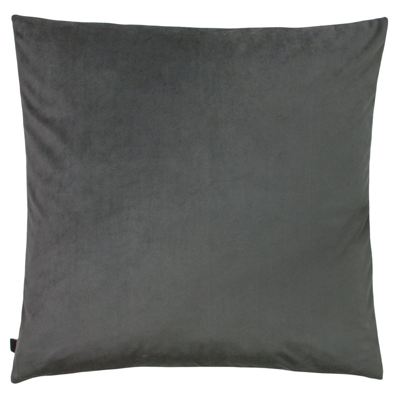 Cinnabar Abstract Square Throw Cushion, Slate Grey/Dark Grey