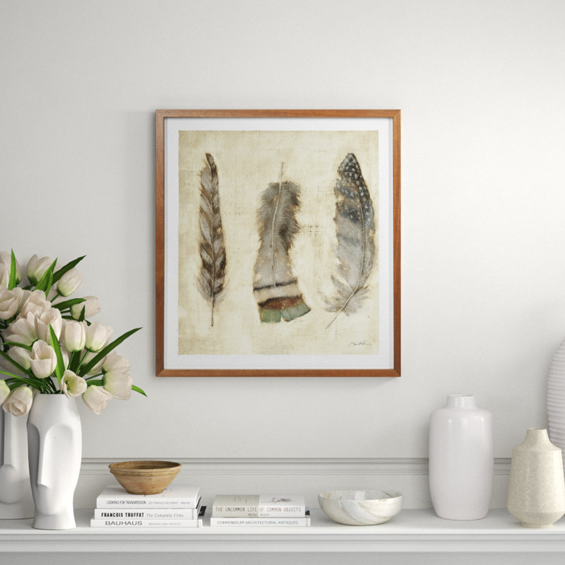 Feather Heirloom 2 Print by Sarah Atkinson, 30" H x 27.5" W 