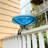 Crackle Glass Birdbath with Over Rail Bracket-64543474-64543478