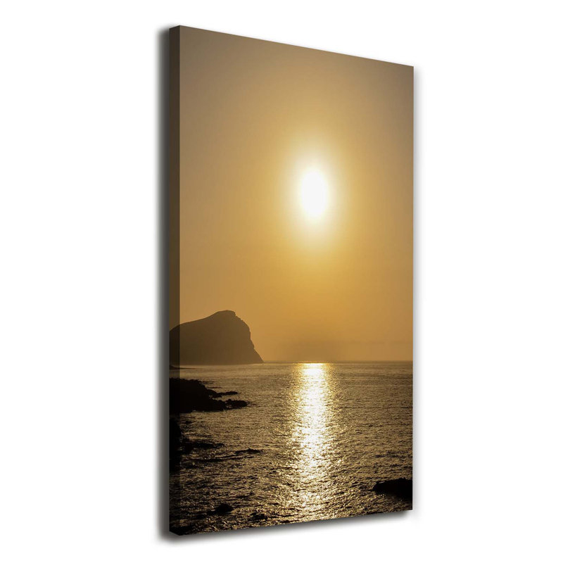 Sunset Sea - Wrapped Canvas Print