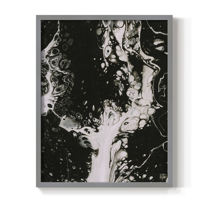 C37, reproduction encadrée - bois massif, H 11 po x l 9 po, Gris