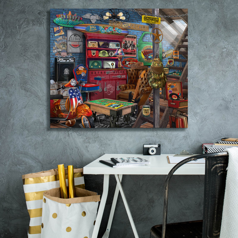 «Cool Stuff» par Bigelow, illustrations sur toile, H 26 po x l 30 po x P 1,5 po
