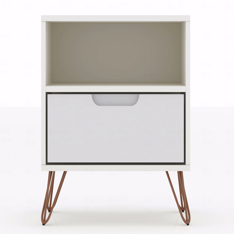 Table de chevet, Blanc