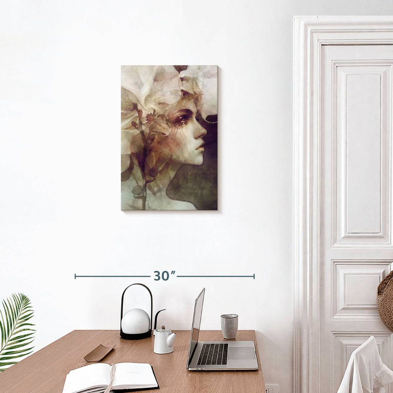 Leisha Lady Petal, 24" H x 16" W