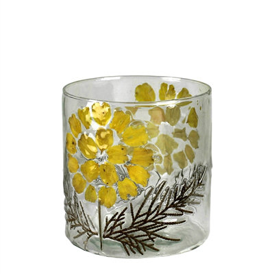 Enamel Hurricane, Yellow Daisy - Sm