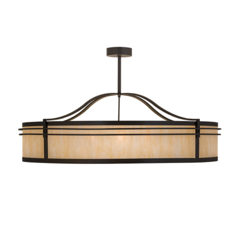 Sargent 8 - Light Dimmable Drum Chandelier