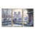 Toile naturelle avec cadre flottant