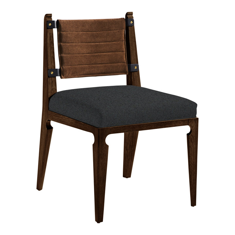 Thom Filicia Home Gifford Side Chair, Havana, Ian Lagoon