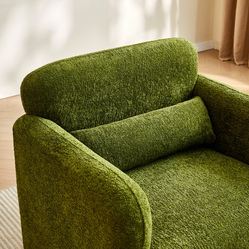 Fauteuil 34 "Boucle Cloud, Vert