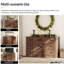Commode pour chambre à coucher avec 6 tiroirs et 2 armoires de rangement Glenford-1751157397
