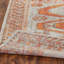 Tribal Elegance Orange/Rust/Grey Hand-Knotted Wool Area Rug-165057916-200008130