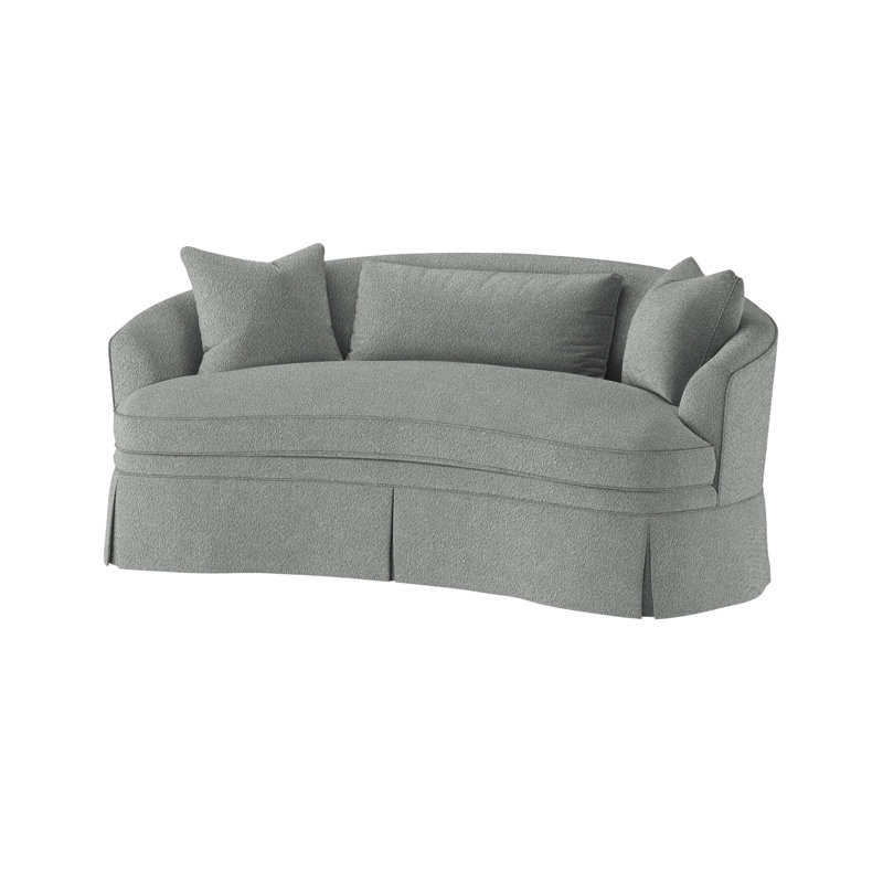 Edie 77'' Slipcovered Sofa, Rise Smoke (Performance fabric) 1357-93