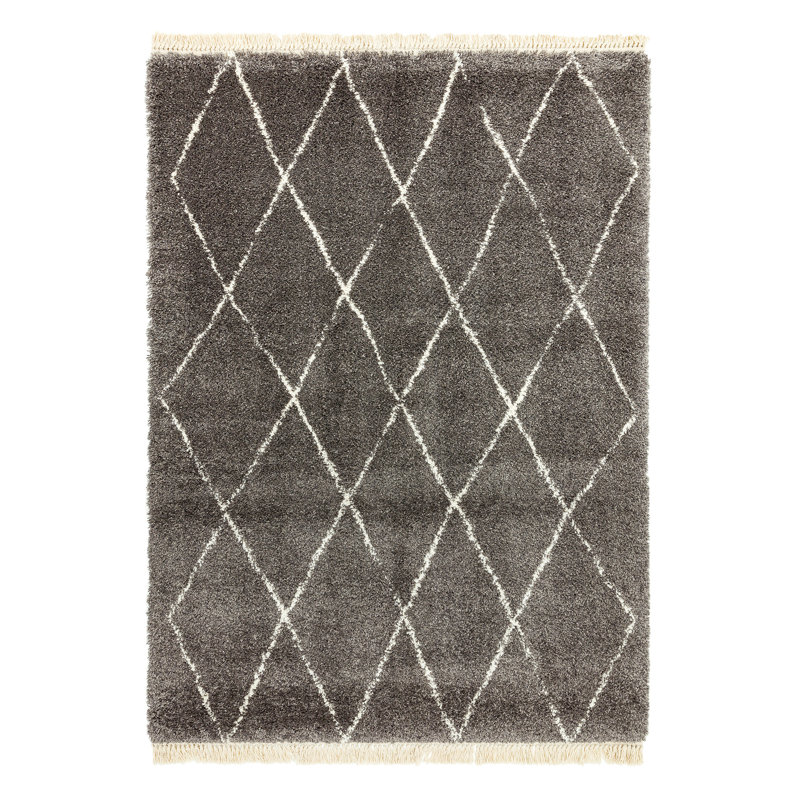 Pickerel Machine Woven Grey Indoor Rug, Rectangle 200 x 290cm