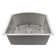 ZLINE 22 in. Telluride Undermount Single Bowl Kitchen Sink with Bottom Grid