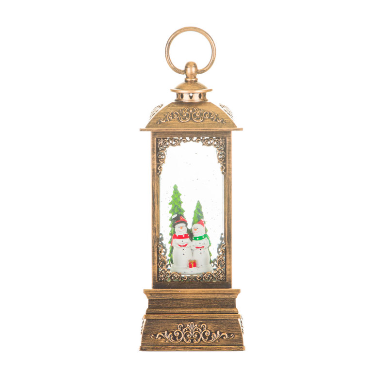 Lantern LED Snow Globe