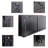 Recessed Electric Heater Fireplace 36", 1400W Power, 5 Brightness Settings Of Flame & Multi Color Options, Timing Feature