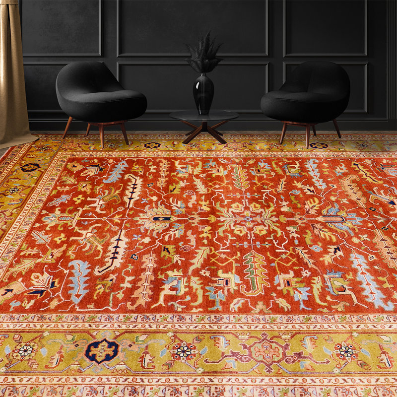 Oriental Area Rug, Rectangle 2' x 4'