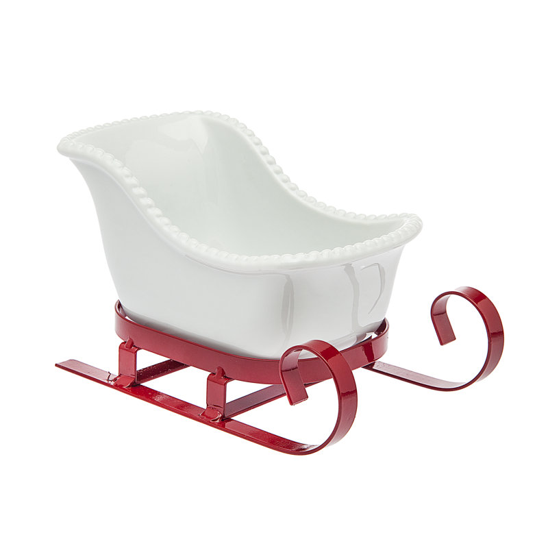 Sleigh Candy Bowl 32 oz