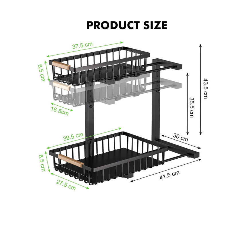 Steel Under Sink Organizer