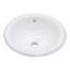 Bathroom Semi-Recessed Vessel Sink Ceramic Above Counter Basin Sink-124176887-124176884-118434222