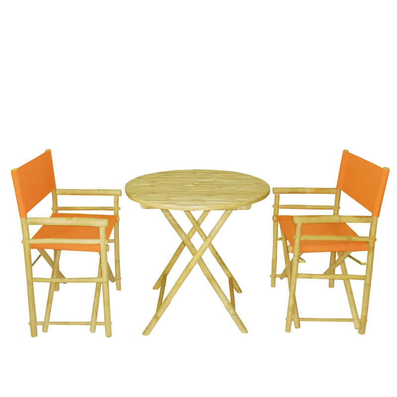 Sinta 2 - Person Patio Dining Set with, Pottery