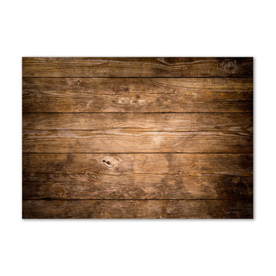 Wooden Background - Wrapped Canvas Print