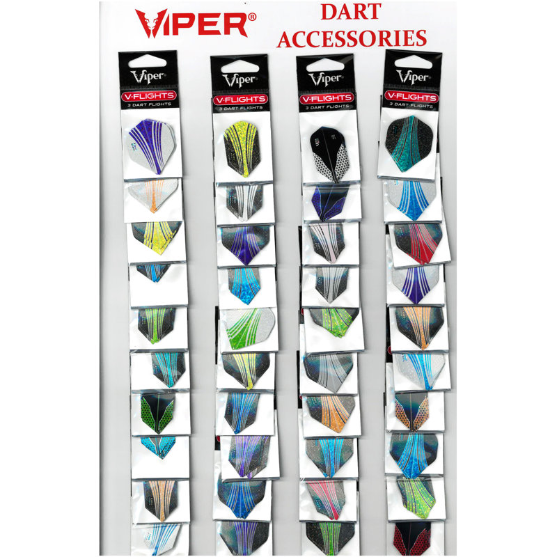 Viper 2-D Glitter 120-Piece Dart Flights