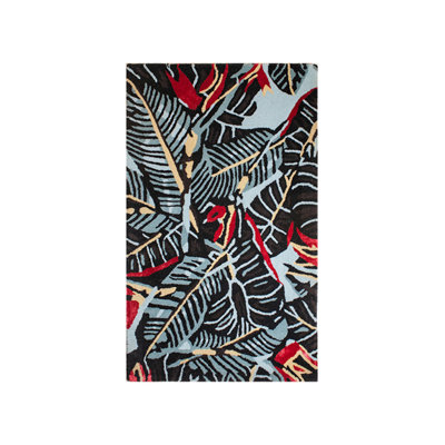 Hand-Made Rainforest Accent Rug