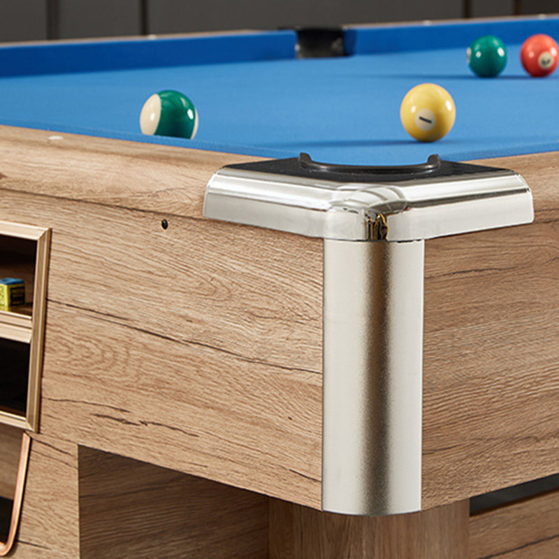 Table de billard, Bois, Bleu, H 32 po x l 60 po x L 108 po