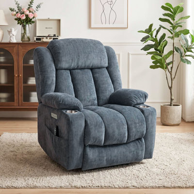 Azelle  Power Lift Chair Recliners Infinite Position with Massage,heat,cup Holder