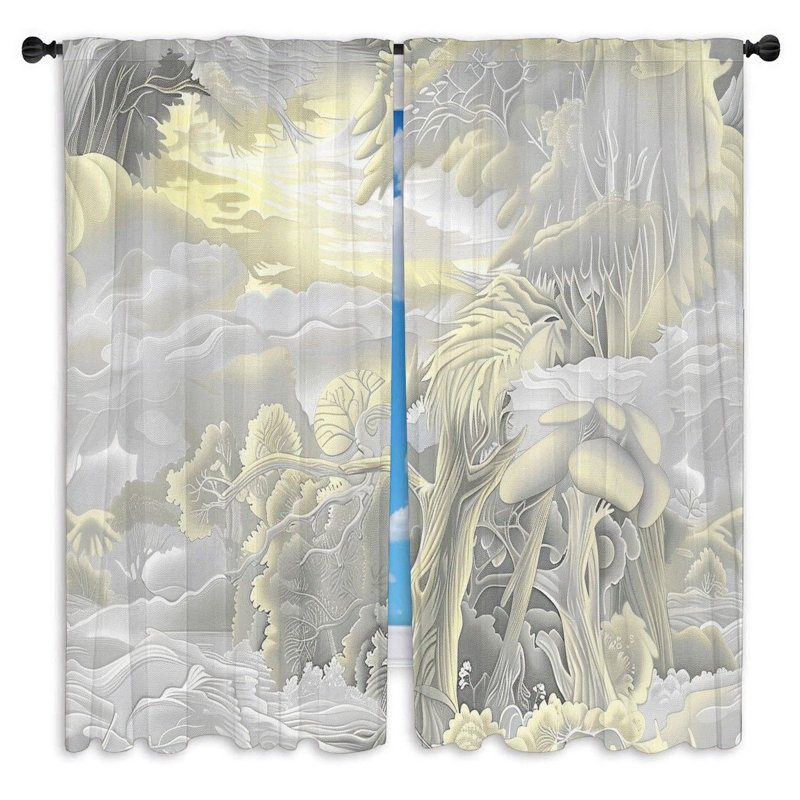 Paire de rideaux obscurcissant en polyester Jelitza, L 20 po x L 61 po