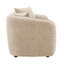 Beige Chenille Loveseat W/2 Pillows-525632509