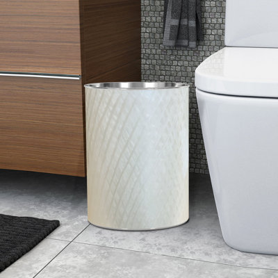 Steel Open Waste Basket - 2 Gallons
