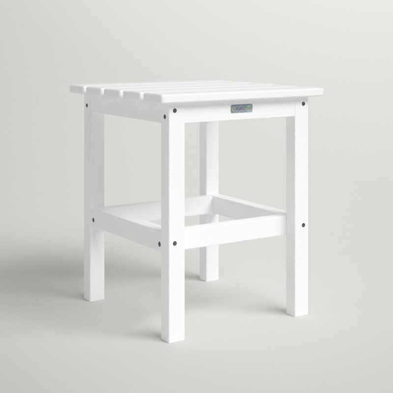 Table d'appoint Leighton, Blanc