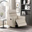 Fauteuil oscillant pivotant inclinable 1 pièce en cuir-2048444441