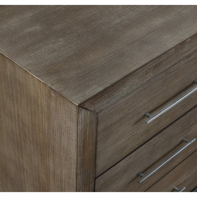 Commode 9 tiroirs Brooks, Brun