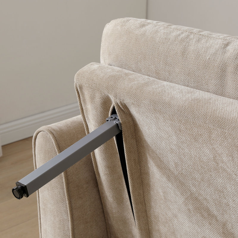 3 Seater Chenille Sofa Bed