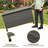 125 Gallon Outdoor Deck Box with Waterproof Liner, PE Rattan Storage Box with Handles & Wheels, Large Patio Storage for Garden, Porch, Pool & Yard-125804115
