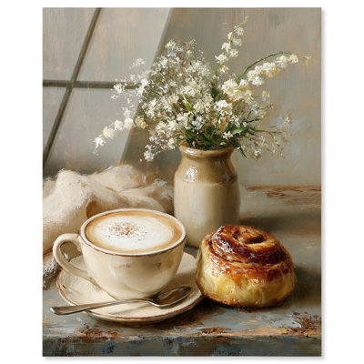 "Morning Brew", reproduction d'art acrylique sur toile par Farmhouse