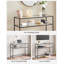Sebero 100cm Glass Top Console Table-347956748