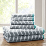 Ensemble de serviettes en coton jacquard 6 pièces Lita AZ