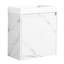 Meuble-lavabo de salle de bain avec lavabo en résine et porte à fermeture en douceur - Améliorez votre expérience de bain avec lavabo de rangement flottant de 20 po